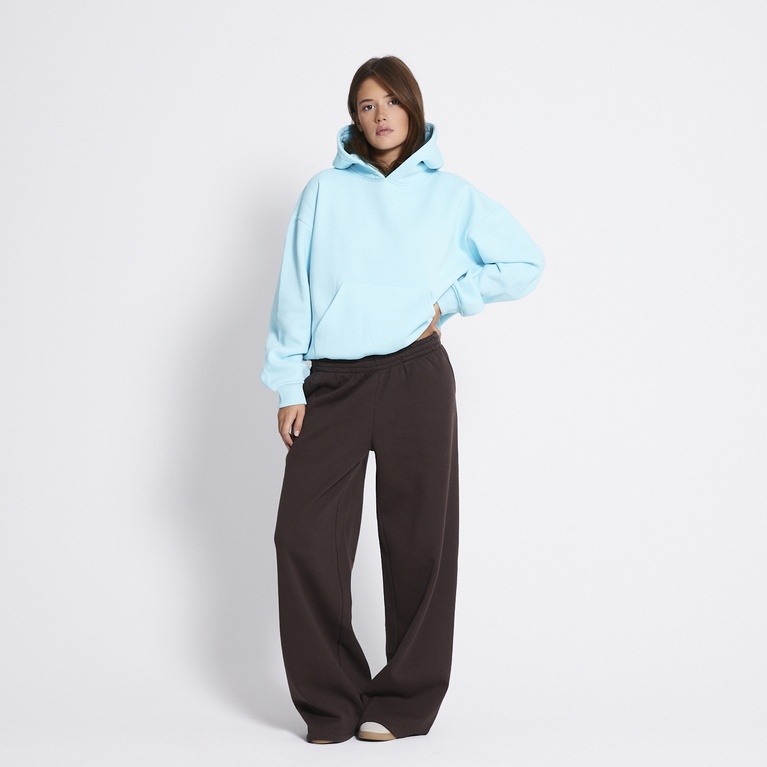 Heavy hoodie "Hilma" Turquoise